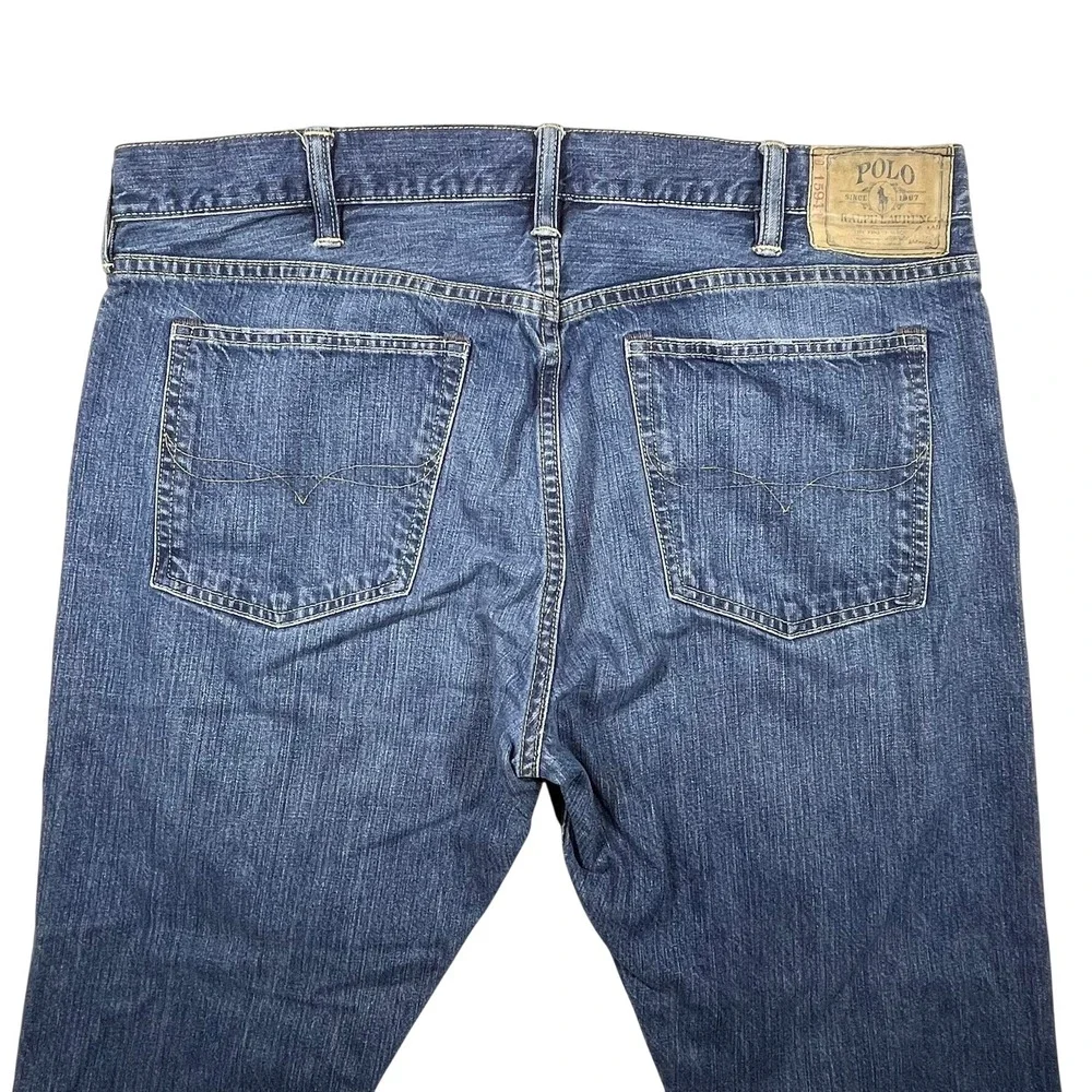 Polo Ralph Lauren Slim Straight Fit Jeans Men's 38x30 (Hemmed Fits 40x28)